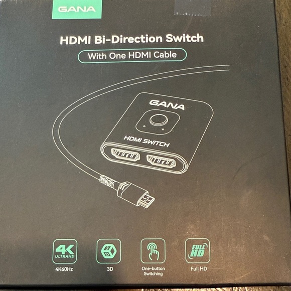 HDMI Bi-Direction Switch for Video Games Fire Stick Full HD - Picture 2 of 4